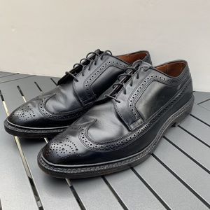 Allen Edmonds Black McAllister Wingtip Oxfords.